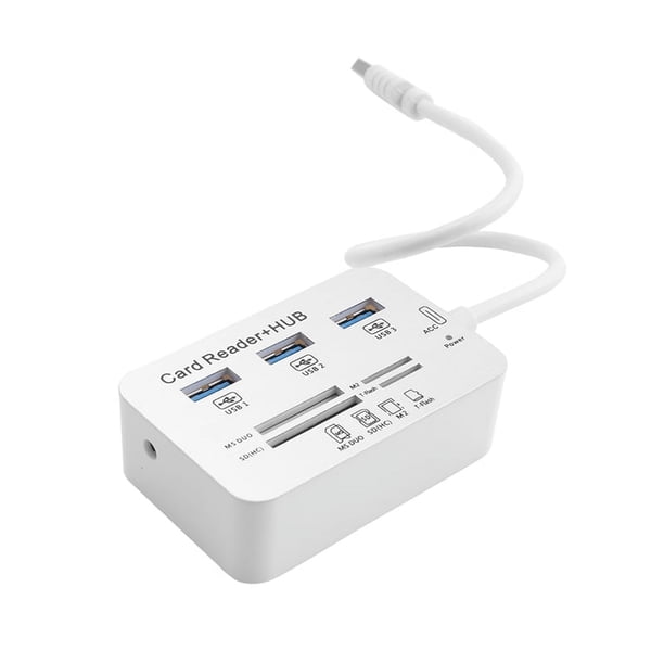 USB Concentrador 3.0 USB Divisor ExtensióN de 3 Puertos ExtensióN USB MúLtiple Lector de Tarjetas SD Concentrador 3 0 Expansor USB3.0 para PC