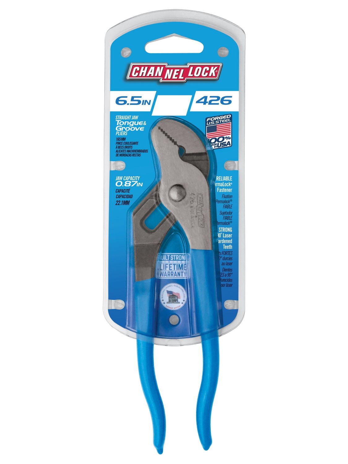 CHANNELLOCK 6.5" Languette et Rainure