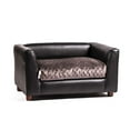 Keet Fluffly Deluxe Pet Bed Sofa Charcoal Small