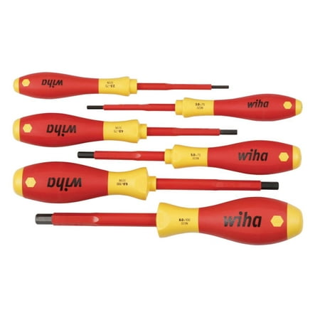 

Wiha Insulated Softfinish Hex Metric Screwdriver Set 6 Piece