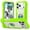 Green, variant on Compatible with iPhone 17 Pro Case, with 360° Rotate Ring Stand, Military Grade Drop Protection Full Body Rugged Heavy Duty Case 3 in 1 Protective Cover, Colorful Yellow Green