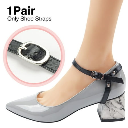 

1pair Durable For Heels Ankle Women Shoe Straps With Buckle Skid