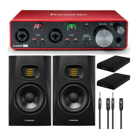 UPC: 0196271794691 | Focusrite Scarlett 2i2 3rd Gen 2×2 USB Audio Interface with Monitors Bundle