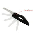 thumbnail image 3 of Miulika Left Slot Flip Folding Blank Blade Key Fits 636/ZX-6R/Z750/Z1000, 3 of 9