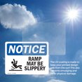 thumbnail image 6 of (2 Pack) Ramp May Be Slippery Sign, 6 of 7