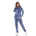 thumbnail image 2 of White Mark Ensemble de Pyjama de Détente pour Femmes 2 Pcs, Doux, Chandail à Manches Longues et Pantalon Jogger, 2 of 6