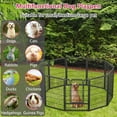 thumbnail image 2 of Jhsomdr Dog Playpen Dog Fence Outdoor for Yard 10 Panels 40" Height Puppy Playpen Dog Exercise Pen Indoor Pet Fence with Doors for Large/Medium/Small Dogs, 2 of 10