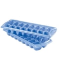thumbnail image 3 of Rubbermaid 2879-RD-PERI Blue Plastic Ice Cube Trays - 2 Pack, 3 of 6