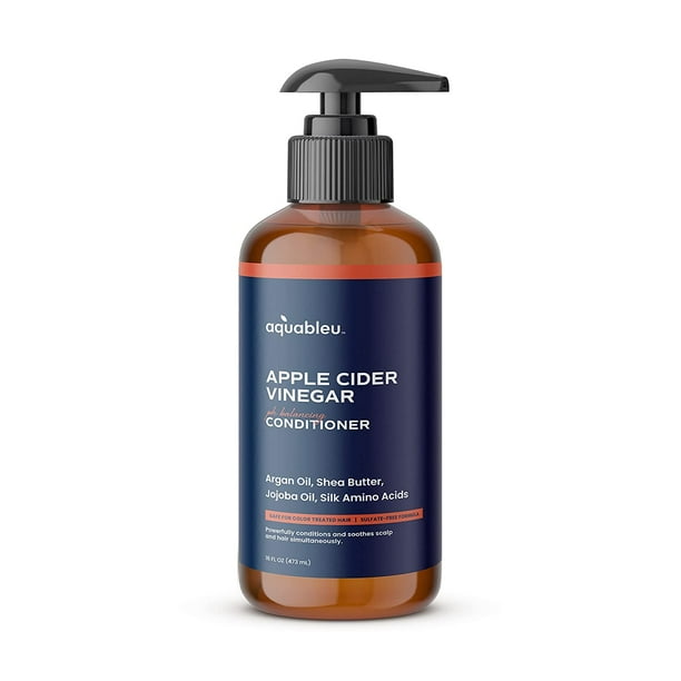 Aquableu Natural Apple Cider Vinegar Conditioner - Clarifying & Restorative - Anti-Frizz & Dandruff - For Hair Loss - Aquableu Natural Apple Cider Vinegar Conditioner - Clarifying & Restorative - Anti-Frizz & Dandruff - For Hair Loss -