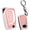 bullet keychian-Pink, variant on Key Fob Cover Compatible with Toyota Fortuner Tundra Camry RAV4 Highlander Corolla 2018-2024 3 Button Keychain Case Holder Protector,bullet keychian-Pink