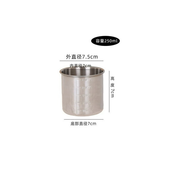 Measuring Cup Stainless Steel 1Pack 2.95X2.95X2.76In