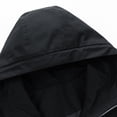 thumbnail image 6 of Men's Lightweight Windbreaker Jacket Outdoor Hiking Mountaineering Cycling Running Work Coat Shell 100% Polyester Windproof Water Repellent Casual Travel Duty Gear | JASKFLY,Black M, 6 of 9