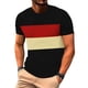 thumbnail image 1 of Tops para hombre, blusas y camisas de cuello redondo y manga corta para hombre, camisetas casuales de verano para hombre, camisetas de cuello redondo con bloques de color y manga corta, camisetas depo, 1 of 7