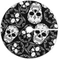 thumbnail image 1 of FMSHPON Skulls10 Xmas Christmas Tree Skirt Stand Mat for Holiday Party Decoration Indoor Outdoor 36 inches, 1 of 6