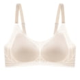 thumbnail image 2 of ZZwxWA Light Weight Bra Without Underwire for Women Padded Comfortable Everyday Bras Smoothing Seamless Bras Full Figure Bra, 2 of 5