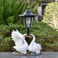 thumbnail image 6 of Solar Garden Light Outdoor Statue, Resin Flower Pot Swan Sculpture with Solar Powered LED, Patio Yard Courtyard Decor, 1 Count, 6 of 8