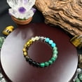 thumbnail image 5 of Adjustable Stone Elastic Bracelet - Stretch Beaded Jewelry for Women & Men, Healing Gemstone Spiritual Energy Wristband with Tiger Eye & Obsidian, 5 of 5