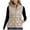 Khaki-03, variant on Puffer Vest Women Fall Quilted Jacket Zip-Up Sleeveless Outwear Vests Lightweight Stand Collar Coats With Pocket