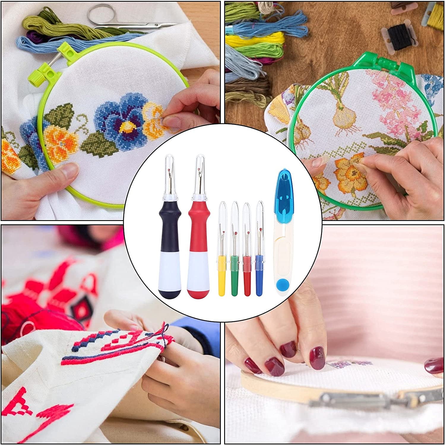 Stitch Remover Tool, Colorful Embroidery Remover for Household