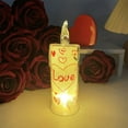thumbnail image 4 of Steadline Valentine's Day LED Electronic Candle - Romantic Flameless Wax Light - Battery Operated Table Decor - Safe Home Decoration Gift, 4 of 6