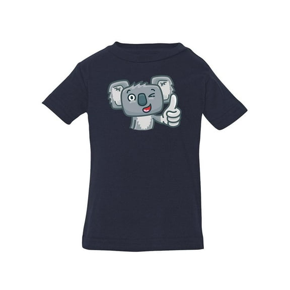 Cute Koala Thumb Up T-Shirt Infant -Image by Shutterstock,  24 Months