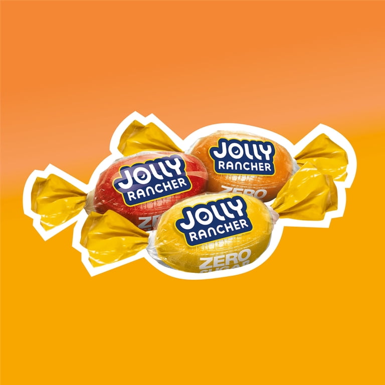 3 pack) Jolly Rancher Zero Sugar Tropical Fruit Flavored Hard