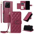 thumbnail image 5 of Funda tipo billetera GANGXUN para Xiaomi 13T – Tapa abatible con correa para mujer, 5 of 5