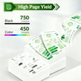 thumbnail image 4 of 65XL Ink Cartridge Compatible for 65 XL Ink Cartridge Combo Pack for DeskJet 3755 3772 Envy 5055 5052 Printer Ink 65（2 Pack）, 4 of 10