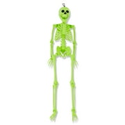 35" Small Neon Green Faux Skeleton Outdoor Decoration, Halloween by Way To Celebrate