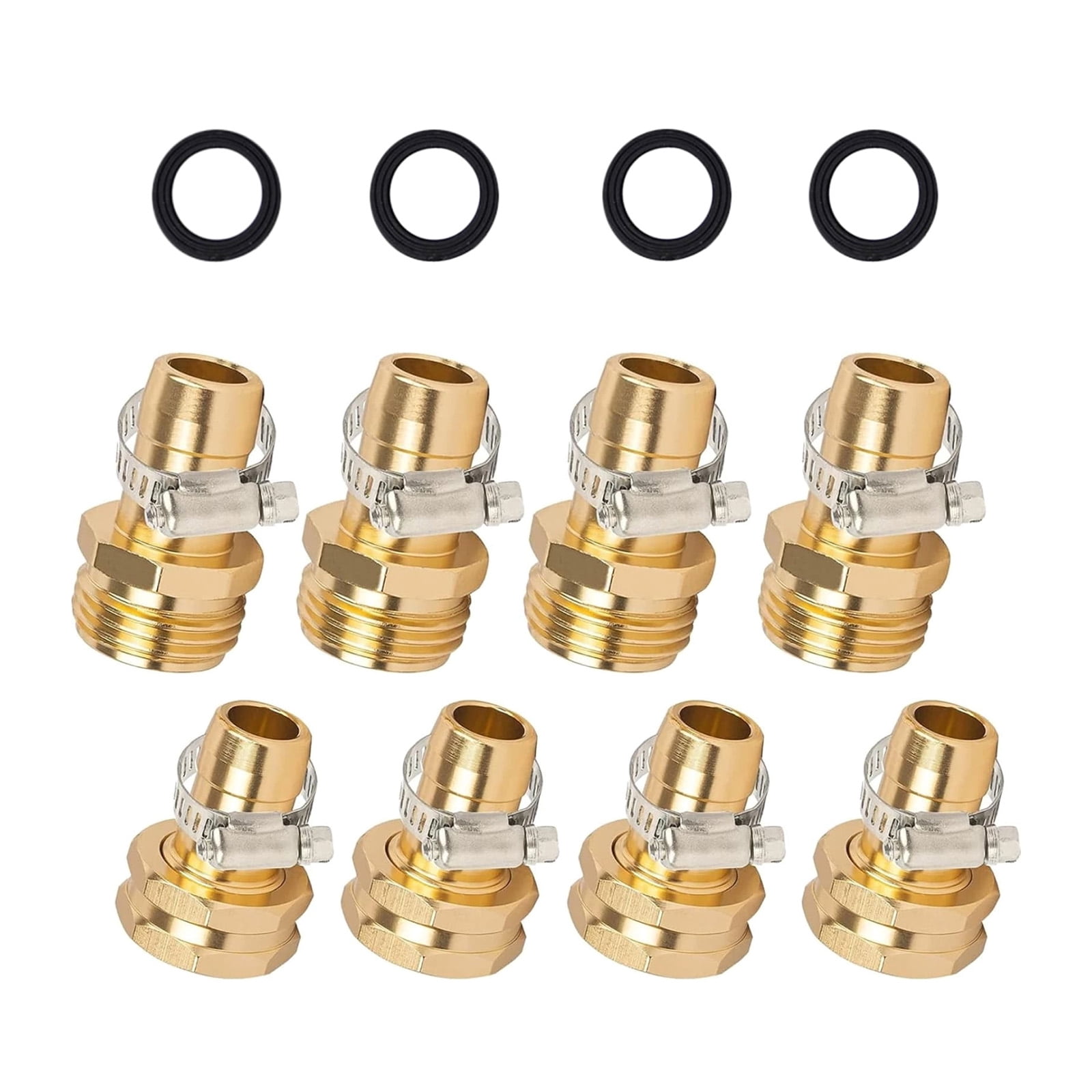 TAPDRA Quick Connect Hose Repair Fitting Gold Aluminum For Garden Hose Outdoor Cleaning Watering Tool Connection Part