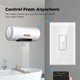 thumbnail image 5 of Caldera de agua Interruptor inteligente Calentador de agua para el hogar Control por voz Control remoto Interruptor WiFi, EE. UU., Blanco Inevent EL002049-02B, 5 of 7