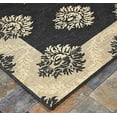 thumbnail image 4 of Furnish My Place Design1087 Charcoal 4'5"x7' Contemporary Oriantal Modern Floral Area Rugs For Indoor & Outdoor, Easy To Clean & Fade Resistant Washable Rug, Charcoal, 4 of 5