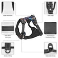 thumbnail image 6 of Haiem rock Skull blue record Pattern No-Pull Dog Harness Reflective Front Clip Vest with Handle,Step-in Air Dog Harness,Adjustable 2 Metal Rings 4 Buckles-Large, 6 of 6