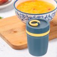 thumbnail image 3 of STRANDCHIC Freezer Soup Containers Soup Cup Blue Practical Freshness 1Pack, 3 of 8