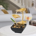 thumbnail image 2 of Abbracc 3 Tier Relaxation Tabletop USB Powered Running Water with Pump for Home, 2 of 9