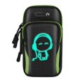 thumbnail image 4 of Bandas de brazo de teléfono Teléfono Brazaletes Bolsa Hacer ejercicio Ciclismo con orificio para auriculares Almacenamiento Caminar Estuche para el gimnasio en casa Magideal Bandas de brazo de teléfono, 4 of 6