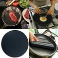 2 Pack 24cm Round Non Stick High Temperature Pan Frying Pan Liner Sheet