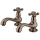thumbnail image 1 of Par de Llaves para Lavabo Kingston Brass KS1108AX en Níquel Cepillado, 1 of 2