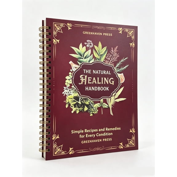 Spiral Bound Herbal Plant Reference Handbook, Plant Recording Notebook