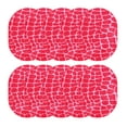 thumbnail image 1 of Furnish My Place Crocodile Pink Area Rug, Animal Print Area Rug, Pet-Friendly Rug, Baby Nursery Mat, Indoor Rug, Perfect for Living Room, Playroom, 2' x 3' Oval - Set of 10, 1 of 5
