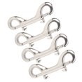 thumbnail image 3 of Mosquetones resistentes de acero inoxidable 316 de grado marino - Clips de perno de extremo doble L90MM para cadenas para mascotas, 3 of 8