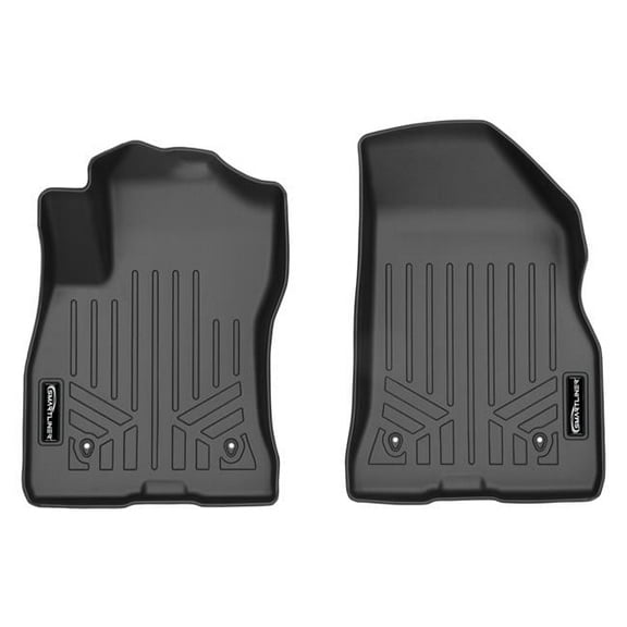 Custom Fit 1st Row Floor Mats Liner Set for 2015-2021 Ram ProMaster City, Black