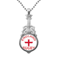 thumbnail image 1 of Pendentif de Mode Art Déco en Anglais Rugby Run Musique Guitare Couple, 1 of 3