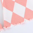 thumbnail image 7 of Toddler Girls Pants Cute Plaid Print Wide Leg Pants for Kids Stretchy Elastic Waist Pants for Spring Fall Winter Size 1-2T ,Pink, 7 of 7
