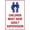 Warning Sign 3, variant on Pool Warning Sign Wall Art Decor Plaque - 8"x12" Decorative Sign, Swimming Pool Water Park Courtyard Bar Hotel Outdoor Decor