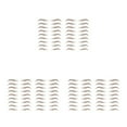 thumbnail image 1 of Vogacara 6 uds pegatinas de tatuajes de cejas para niñas pegatina de maquillaje realista mujer cosmética cejas postizas cara cosméticos Pinceles de maquillaje y herramientas tipo 17 Marrón, 1 of 6