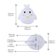 thumbnail image 2 of Usb Recargable Animal Silicona Led Lámpara De Noche 1000Mah Batería Led Luz De Noche Luz Blanca Cálida Para Dormitorio Niños Niño Regalo Noticed HA016712-00, 2 of 7