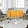 thumbnail image 3 of LAICAIW Round Tablecloth-70 Inch-Water Resistant Spill Proof Washable Polyester Table Cloth Decorative Fabric Table Cover for Dining Table, Buffet Parties and Camping, Gold, 3 of 7