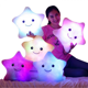 thumbnail image 1 of Peluche regalo de juguete LED estrella almohada luminoso lámpara de juguete cumpleaños infantil Navidad 24 cm x22 cm morado, 1 of 5