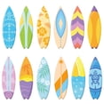 thumbnail image 1 of Decoración de pared con tabla de surf colorida, decoración de aula transformada con diseños únicos, material de cartulina que garantiza longevidad y creatividad, 1 of 7